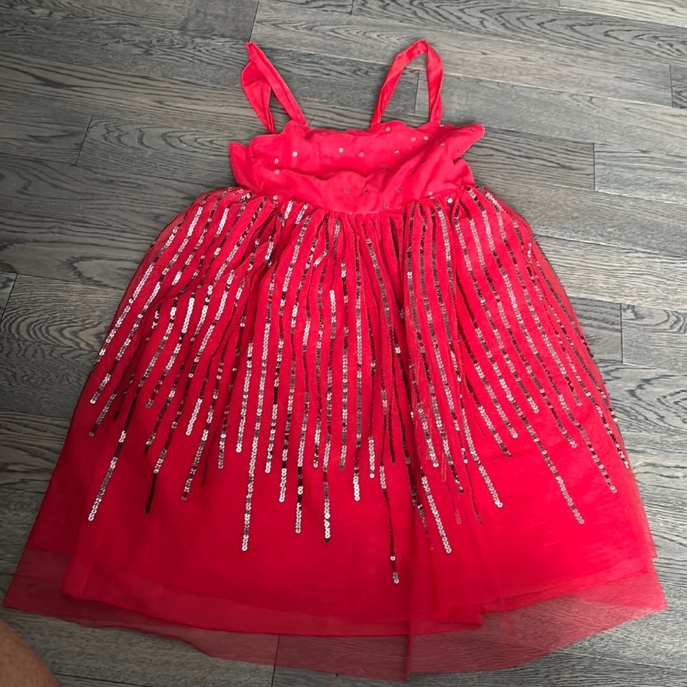 H&M Sparkling Red Kids Costume Dress